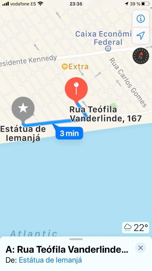 Appartamento Maria Cristina ,Ar,Wi-Fi E Tv A Cabo Praia Grande  Esterno foto